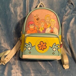 Loungefly Scooby-Doo Backpack - Blue, Yellow, and Pink